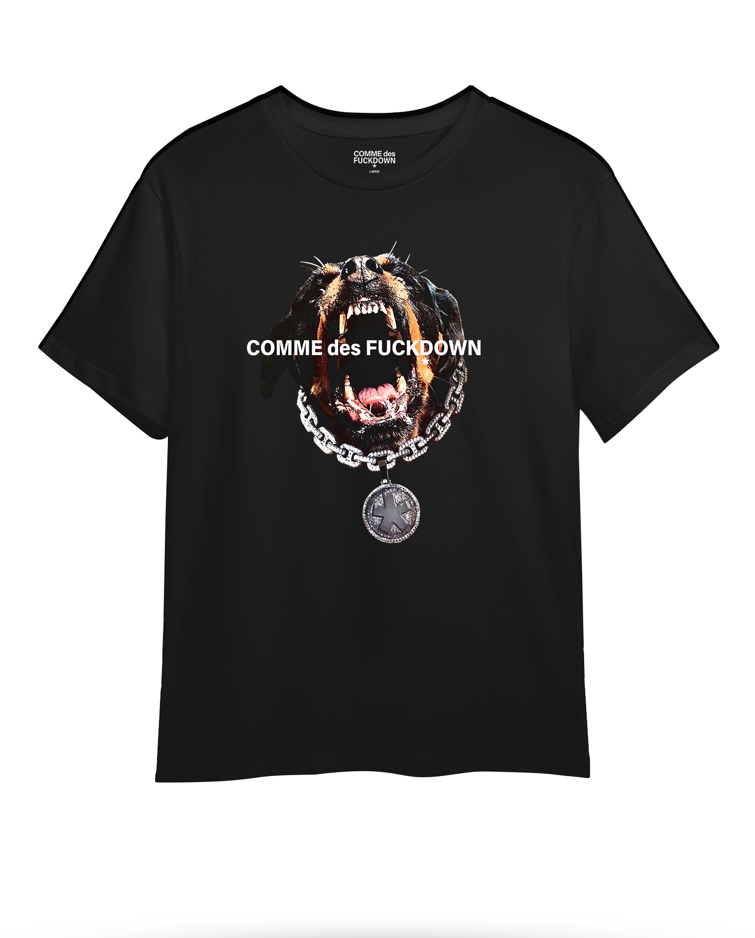 Футболка с логотипом CDFD Dog -B-L