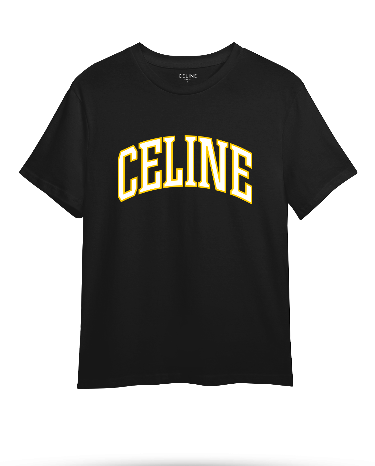 Футболка с логотипом Celine 1 -B-L