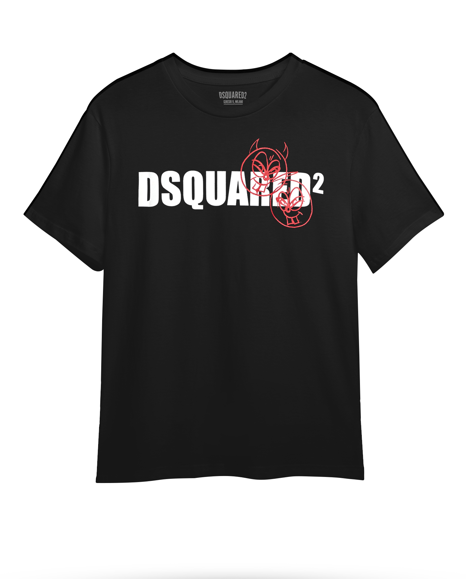 Футболка с логотипом Dsquared2 Devil -B-L