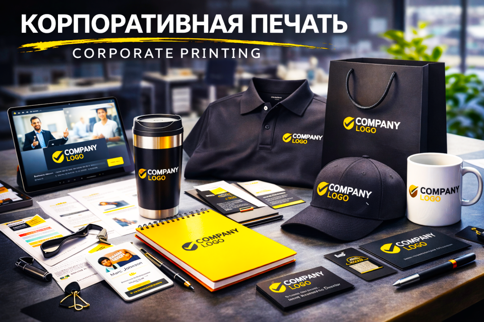 Корпоративная печать логотипов