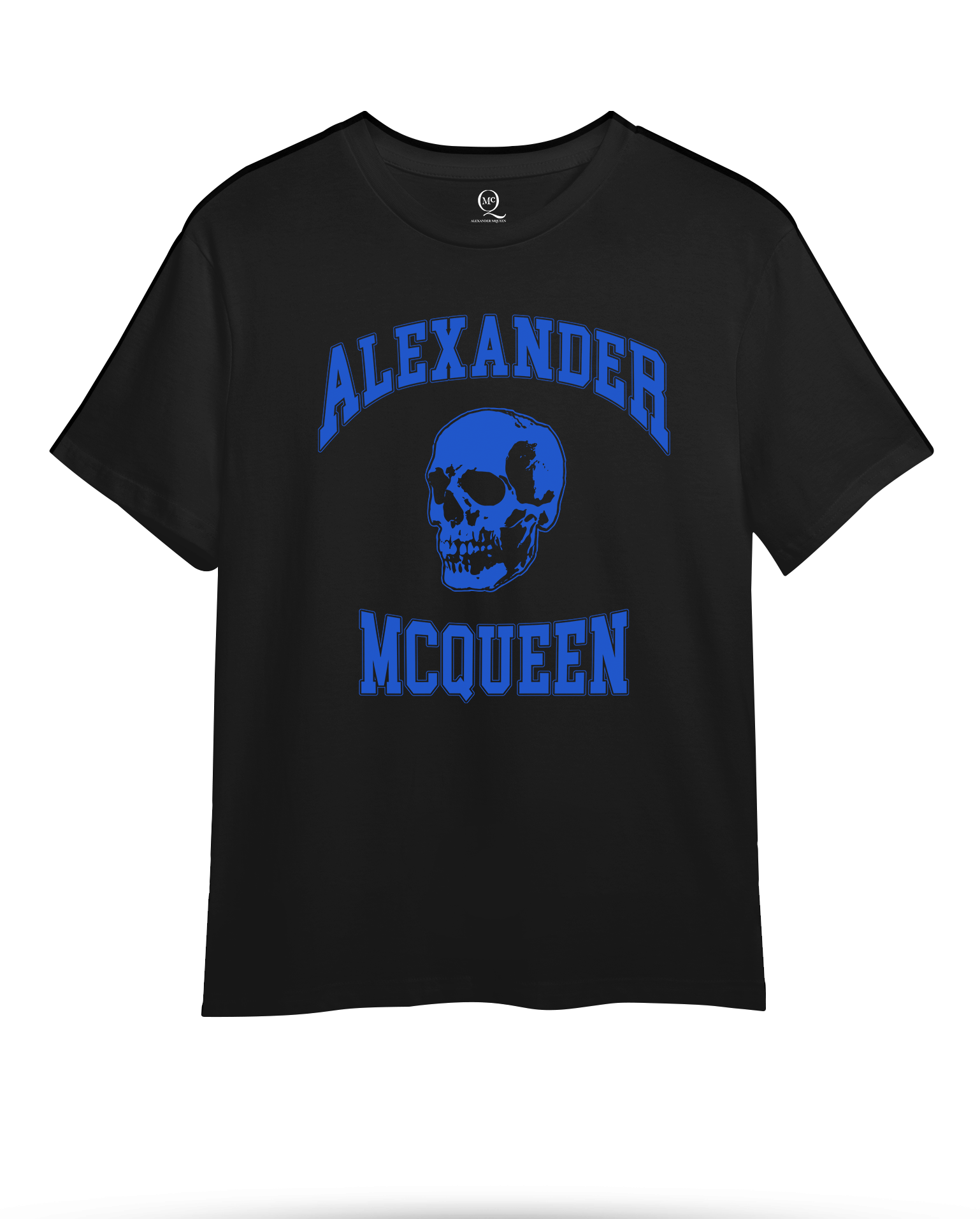 Футболка с логотипом MCQueen Blue -B-L